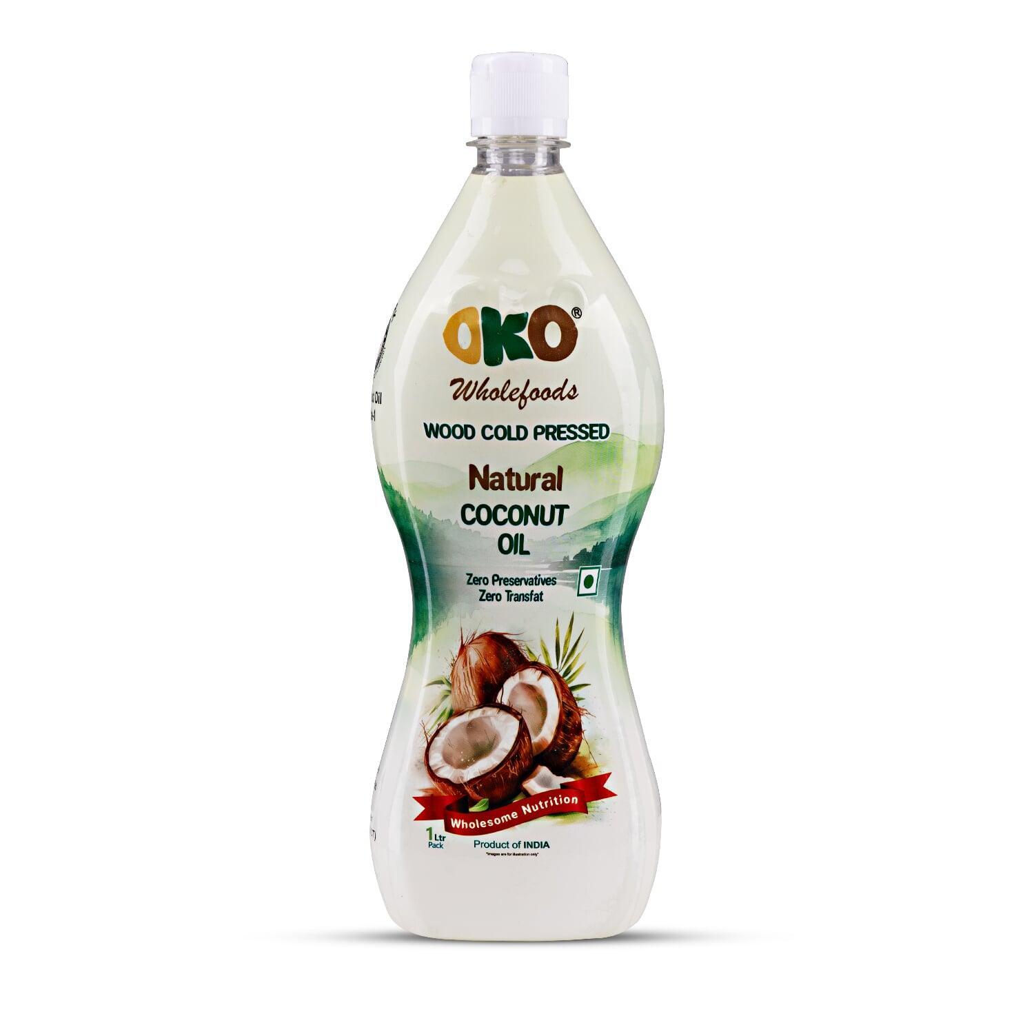 OKO Wholefoods Wood Cold Pressed Natural Coconut Oil